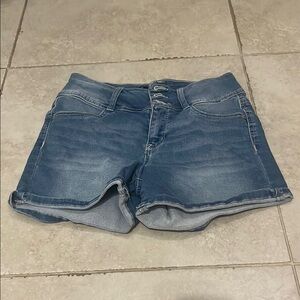 Wallflower Blue Jean Shorts